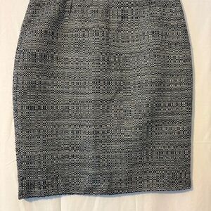 LK Bennett Monochrome Textured Pencil Skirt